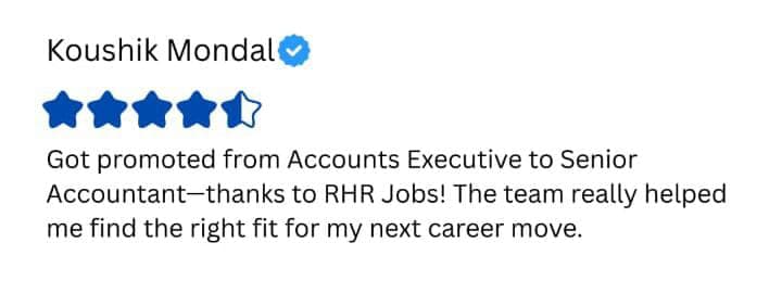 Review from Koushik Mondal, Senior Accountant