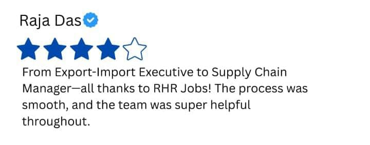 Review from Raja Das, Supply Chain Manager